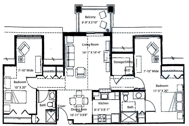 Crumland Farms Apartments - 2 Bedrooms